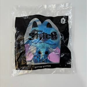 McDonald's Happy Meal Toy 2022 Disney Stitch "Sitting Stitch" #7 New in Package